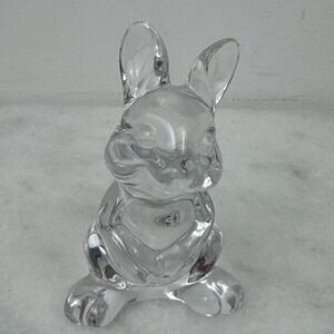 Lead Crystal Glass Bunny Rabbit Figurine